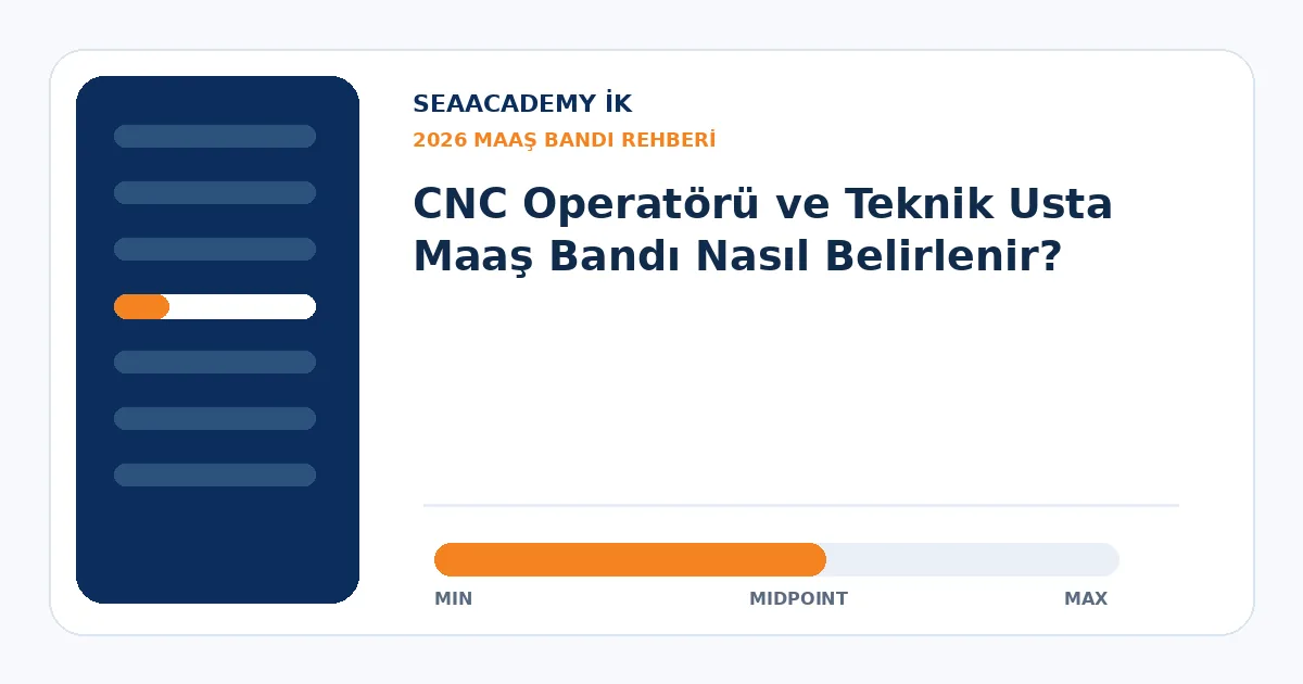 CNC Operatörü ve Teknik Usta Maaş Bandı Nasıl Belirlenir?