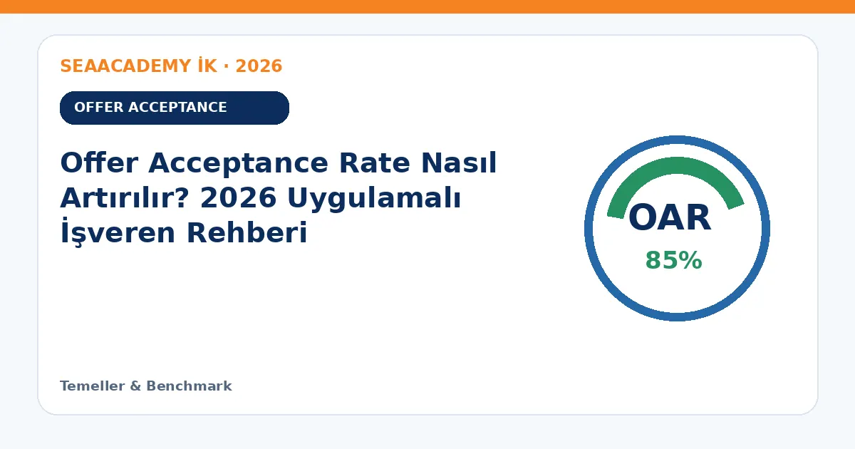 Offer Acceptance Rate Nasıl Artırılır? 2026 Uygulamalı İşveren Rehberi