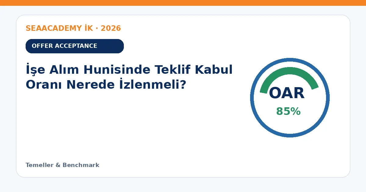 İşe Alım Hunisinde Teklif Kabul Oranı Nerede İzlenmeli?