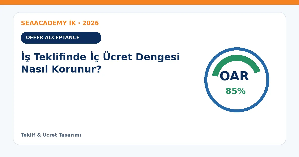 İş Teklifinde İç Ücret Dengesi Nasıl Korunur?