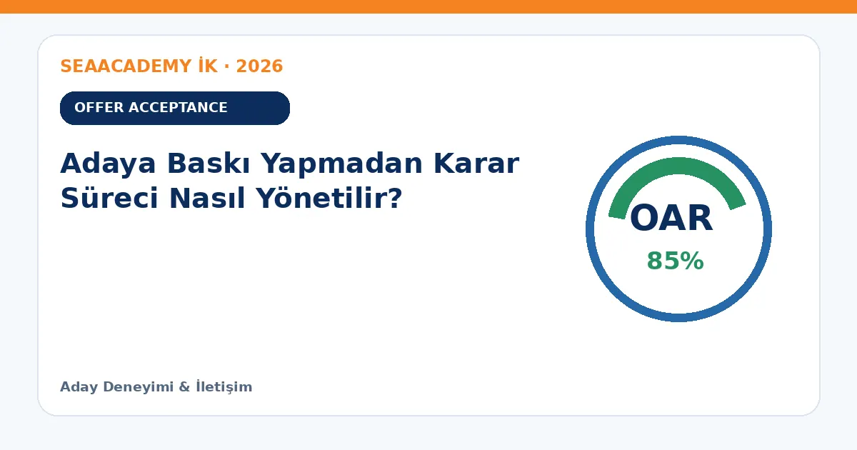 Adaya Baskı Yapmadan Karar Süreci Nasıl Yönetilir?