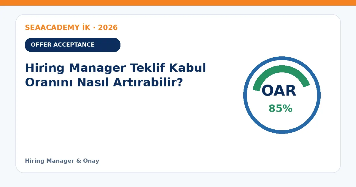 Hiring Manager Teklif Kabul Oranını Nasıl Artırabilir?