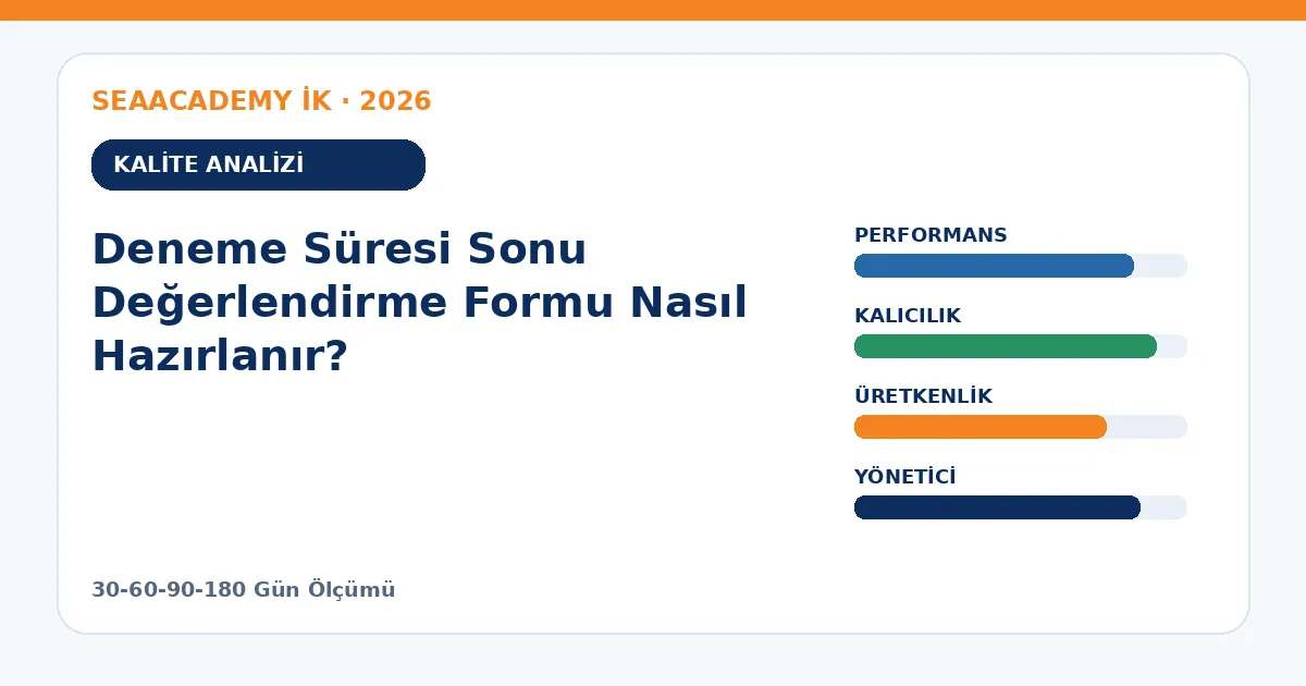 Deneme Süresi Sonu Değerlendirme Formu Nasıl Hazırlanır? analiz görseli