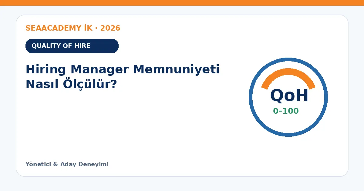 Hiring Manager Memnuniyeti Nasıl Ölçülür?