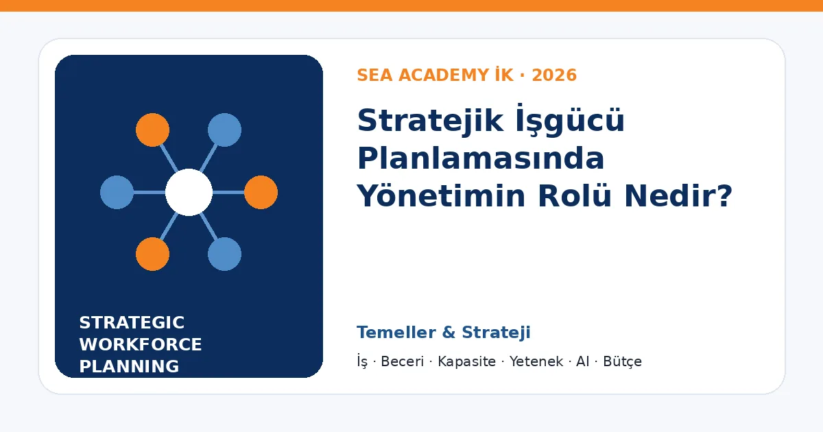 Stratejik İşgücü Planlamasında Yönetimin Rolü Nedir?