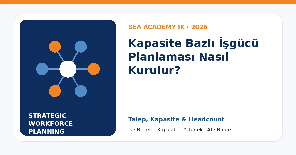 Kapasite Bazlı İşgücü Planlaması Nasıl Kurulur?