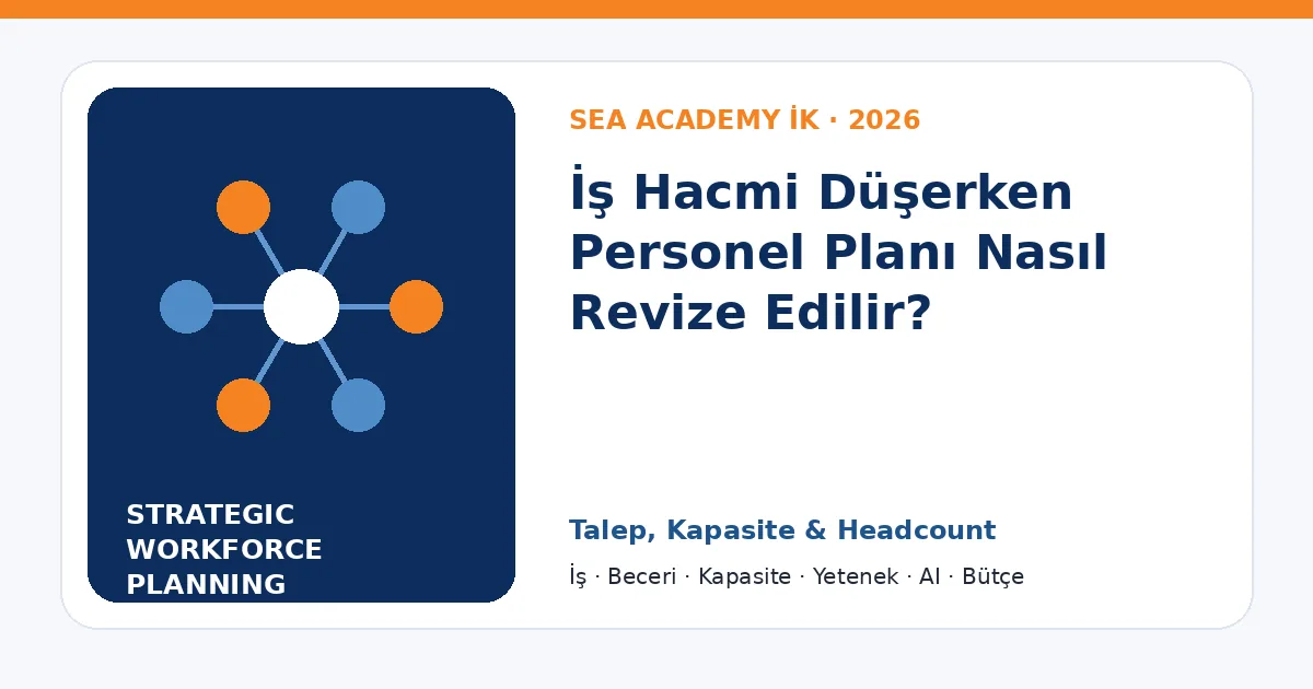 İş Hacmi Düşerken Personel Planı Nasıl Revize Edilir?
