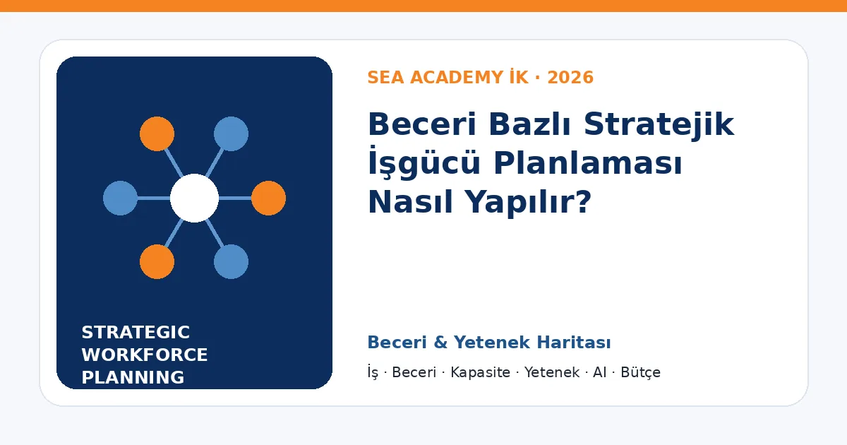 Beceri Bazlı Stratejik İşgücü Planlaması Nasıl Yapılır?