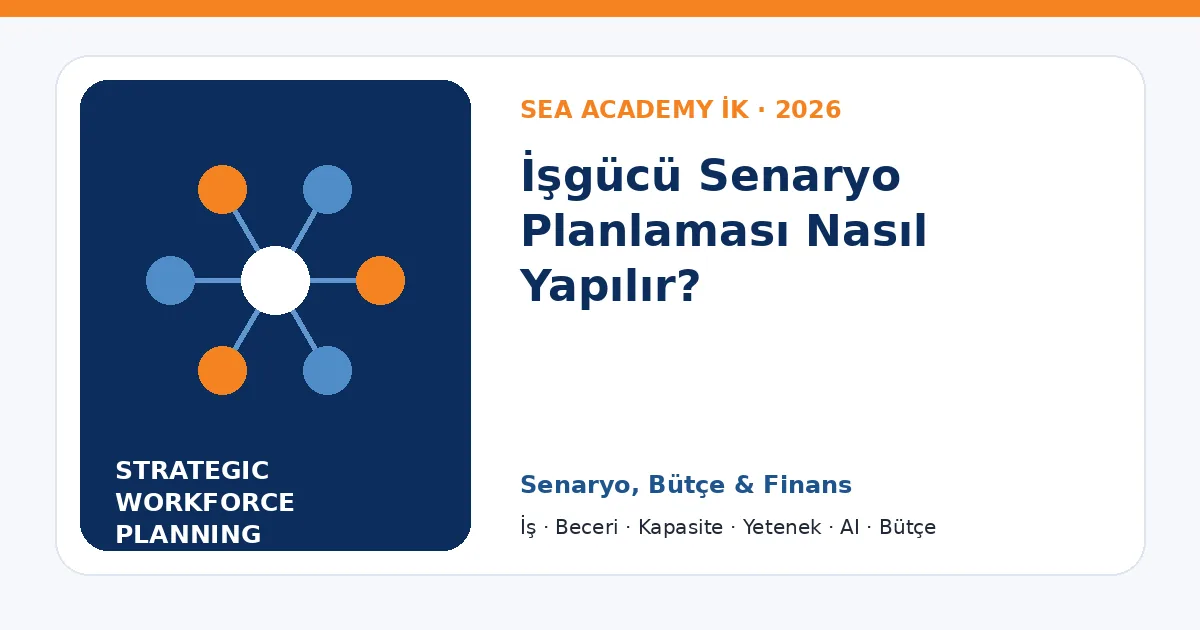 İşgücü Senaryo Planlaması Nasıl Yapılır?