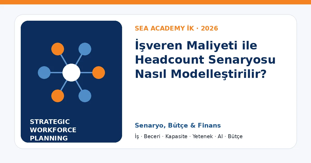 İşveren Maliyeti ile Headcount Senaryosu Nasıl Modelleştirilir?