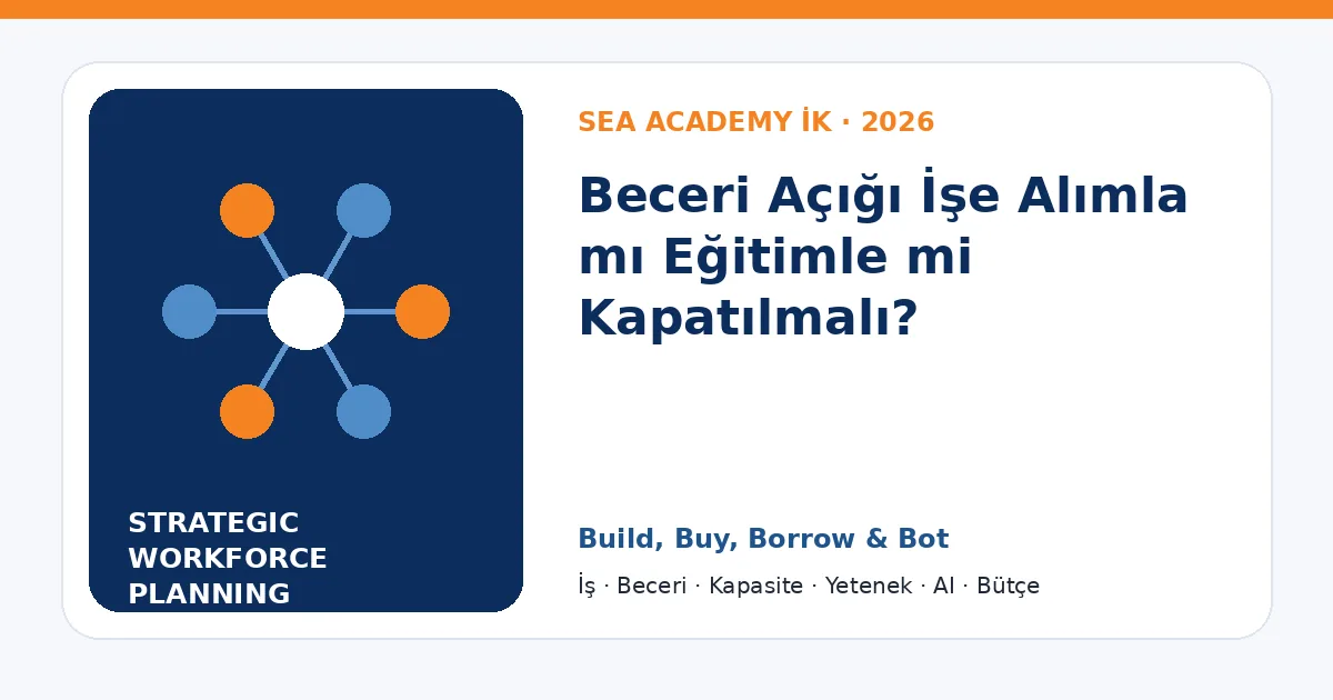 Beceri Açığı İşe Alımla mı Eğitimle mi Kapatılmalı?