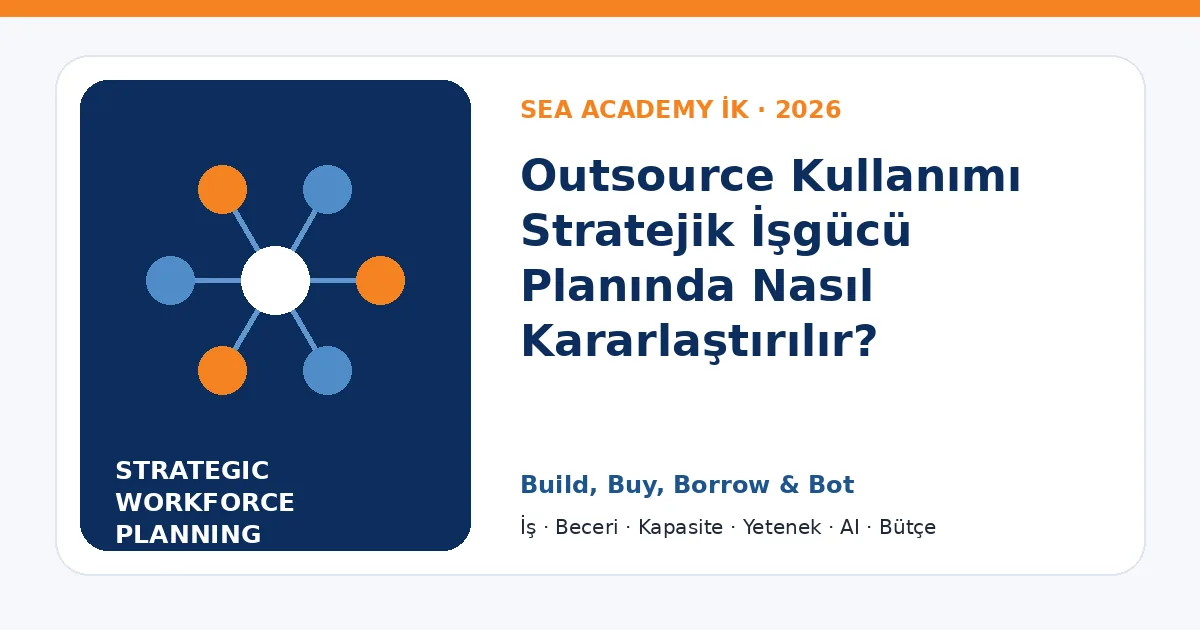 Outsource Kullanımı Stratejik İşgücü Planında Nasıl Kararlaştırılır?