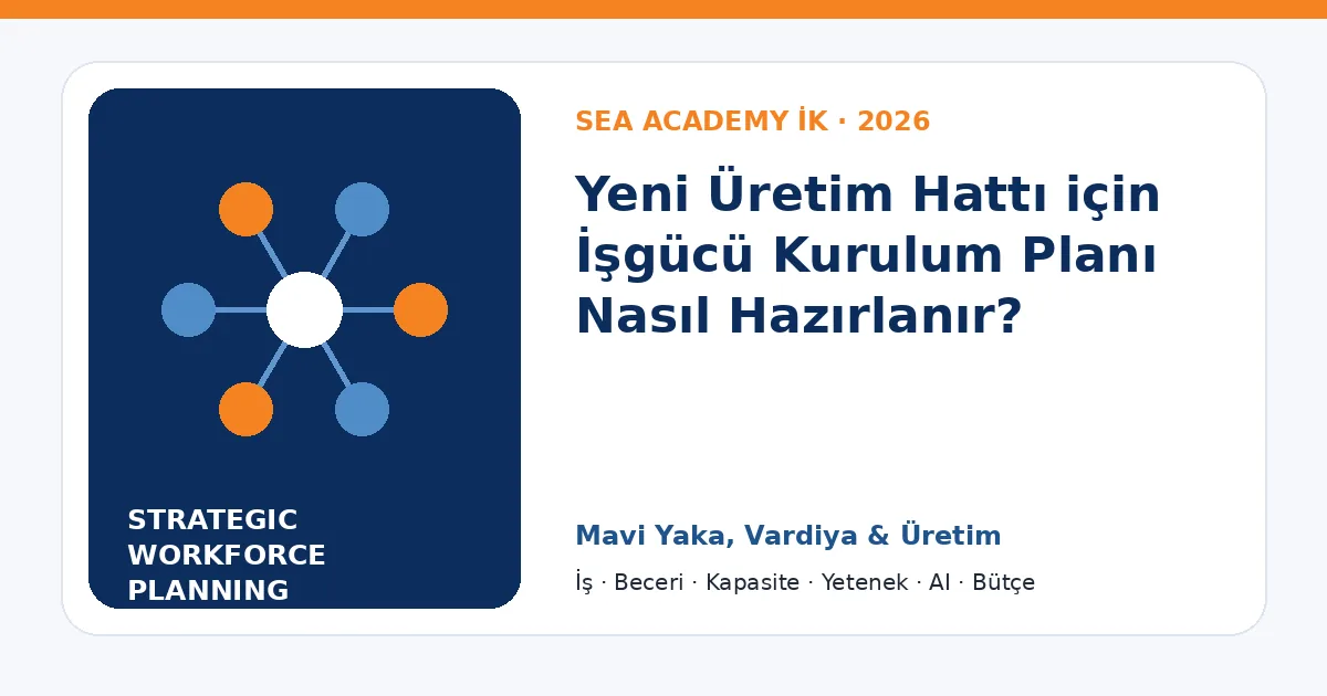 Yeni Üretim Hattı için İşgücü Kurulum Planı Nasıl Hazırlanır?
