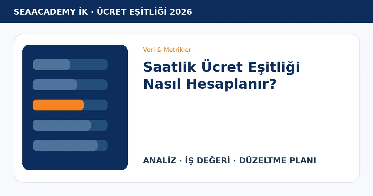 Saatlik Ücret Eşitliği Nasıl Hesaplanır?