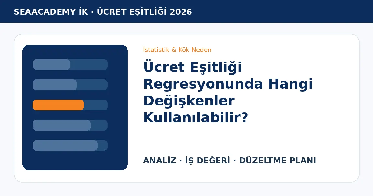 Ücret Eşitliği Regresyonunda Hangi Değişkenler Kullanılabilir?