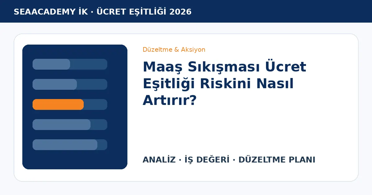 Maaş Sıkışması Ücret Eşitliği Riskini Nasıl Artırır?