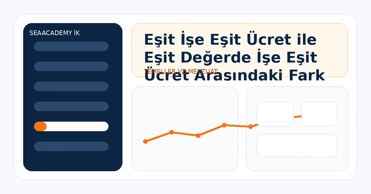 Eşit İşe Eşit Ücret ile Eşit Değerde İşe Eşit Ücret Arasındaki Fark