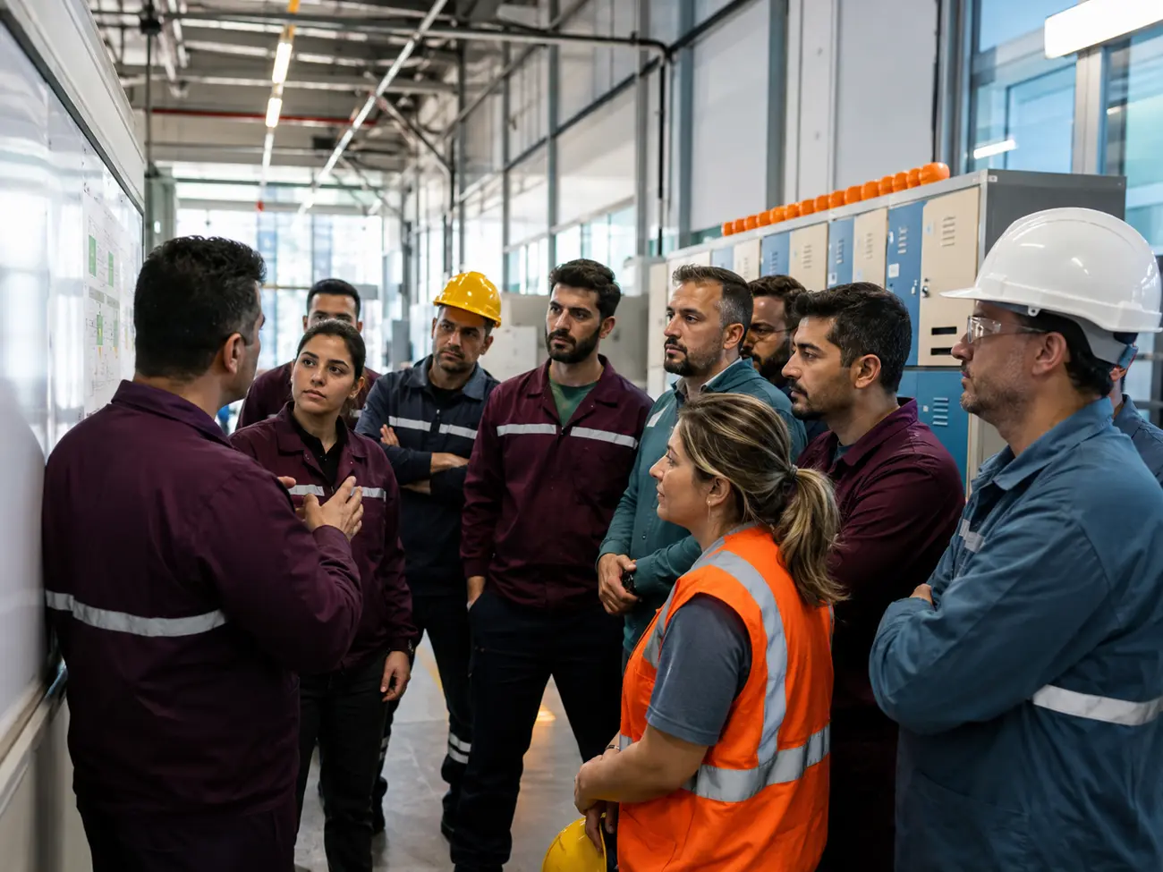 Fabrika vardiya planlaması yapan üretim koordinatörü