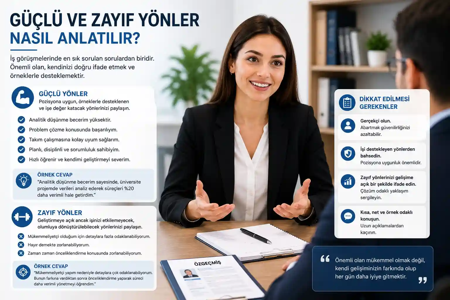Güçlü ve zayıf yönler