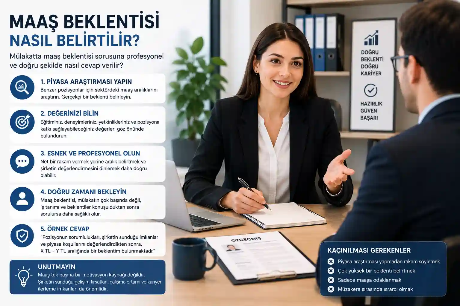 Maaş beklentisi nasıl söylenir