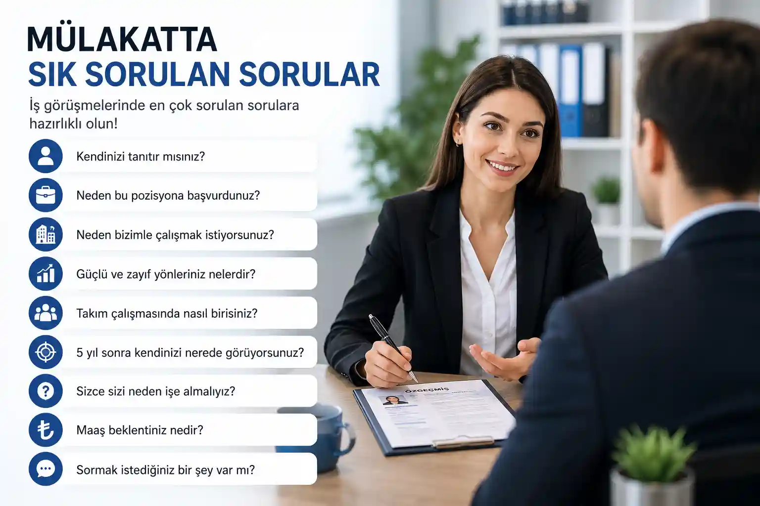Mülakatta sık sorulan sorular
