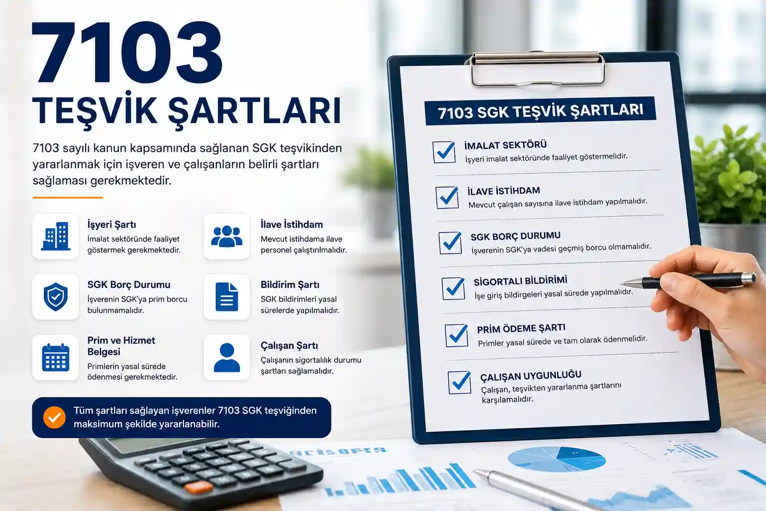7103 teşvik şartları