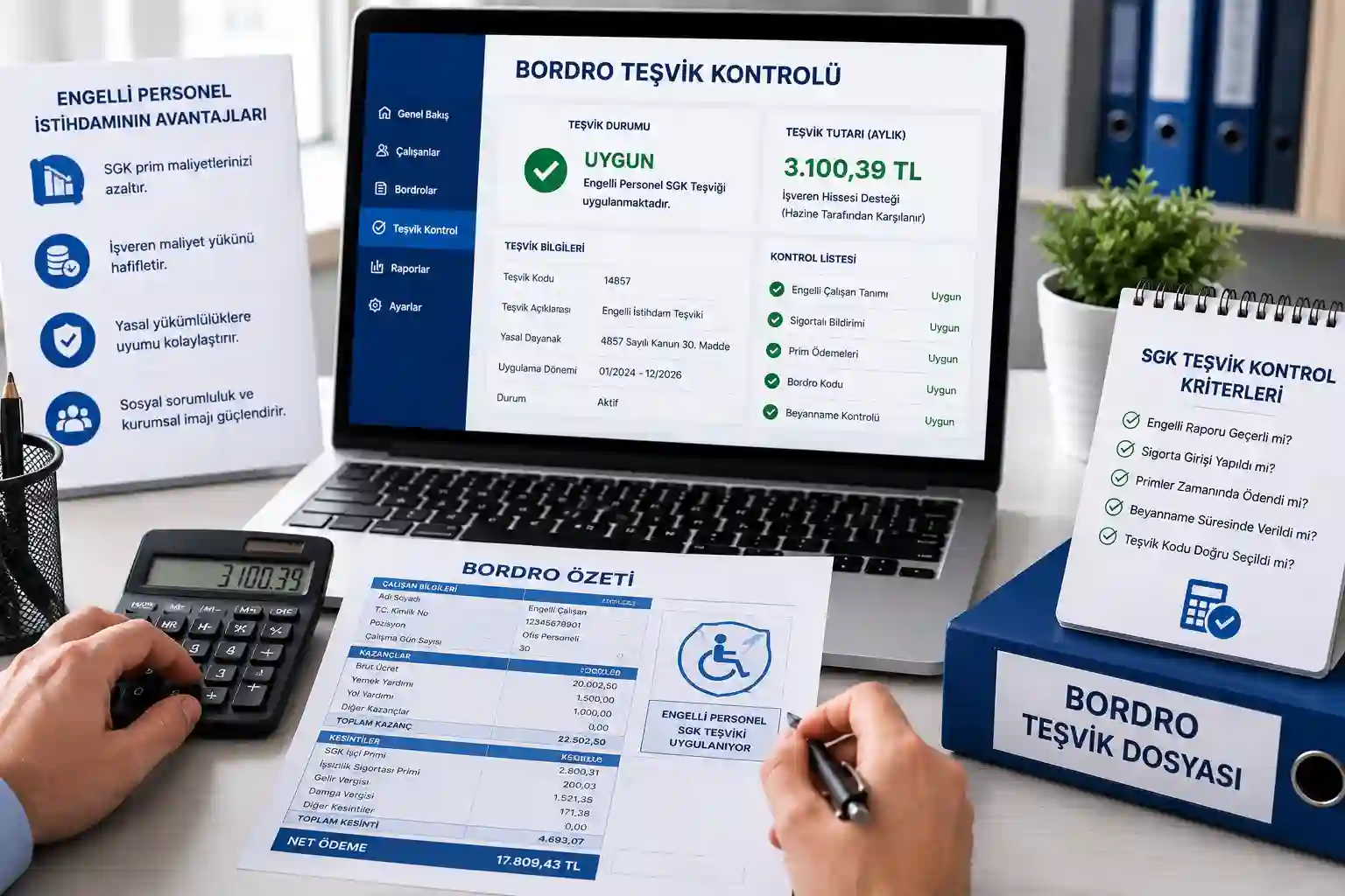 Bordro teşvik kontrolü