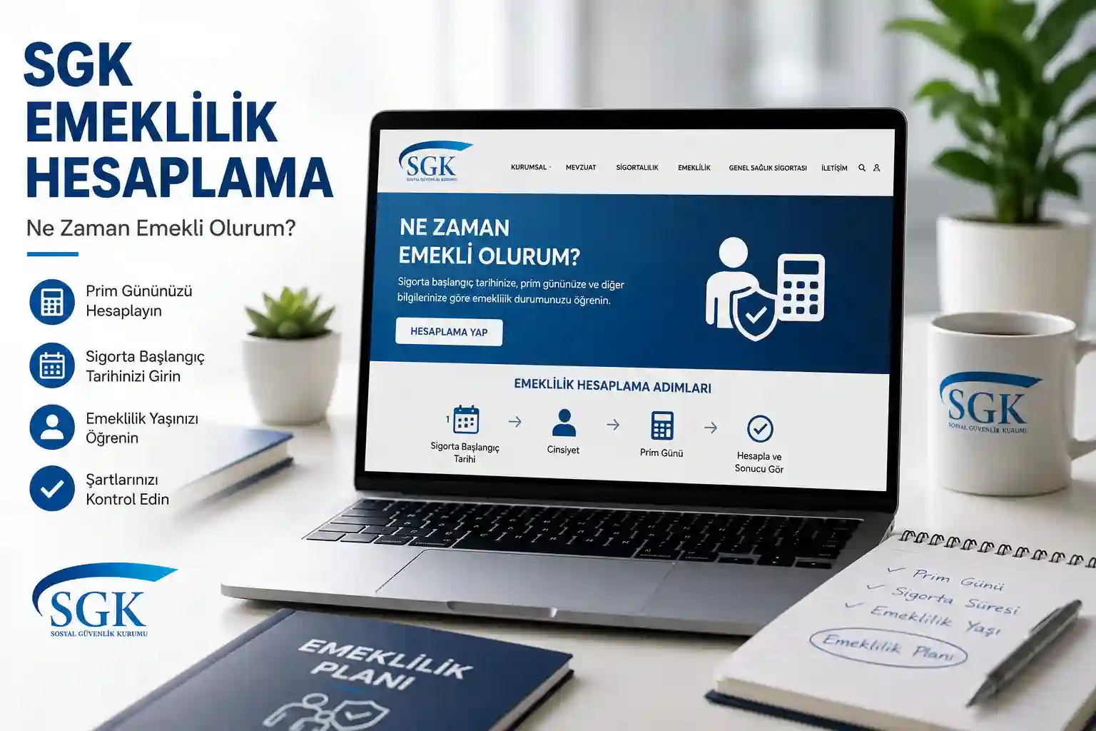 SGK emeklilik hesaplama
