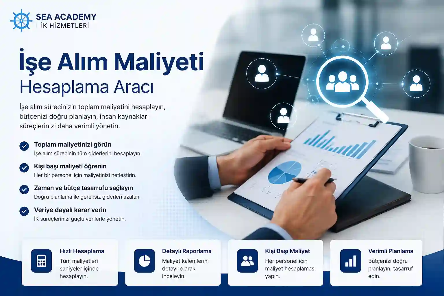 İşe alım maliyeti hesaplama ve personel bulma maliyeti