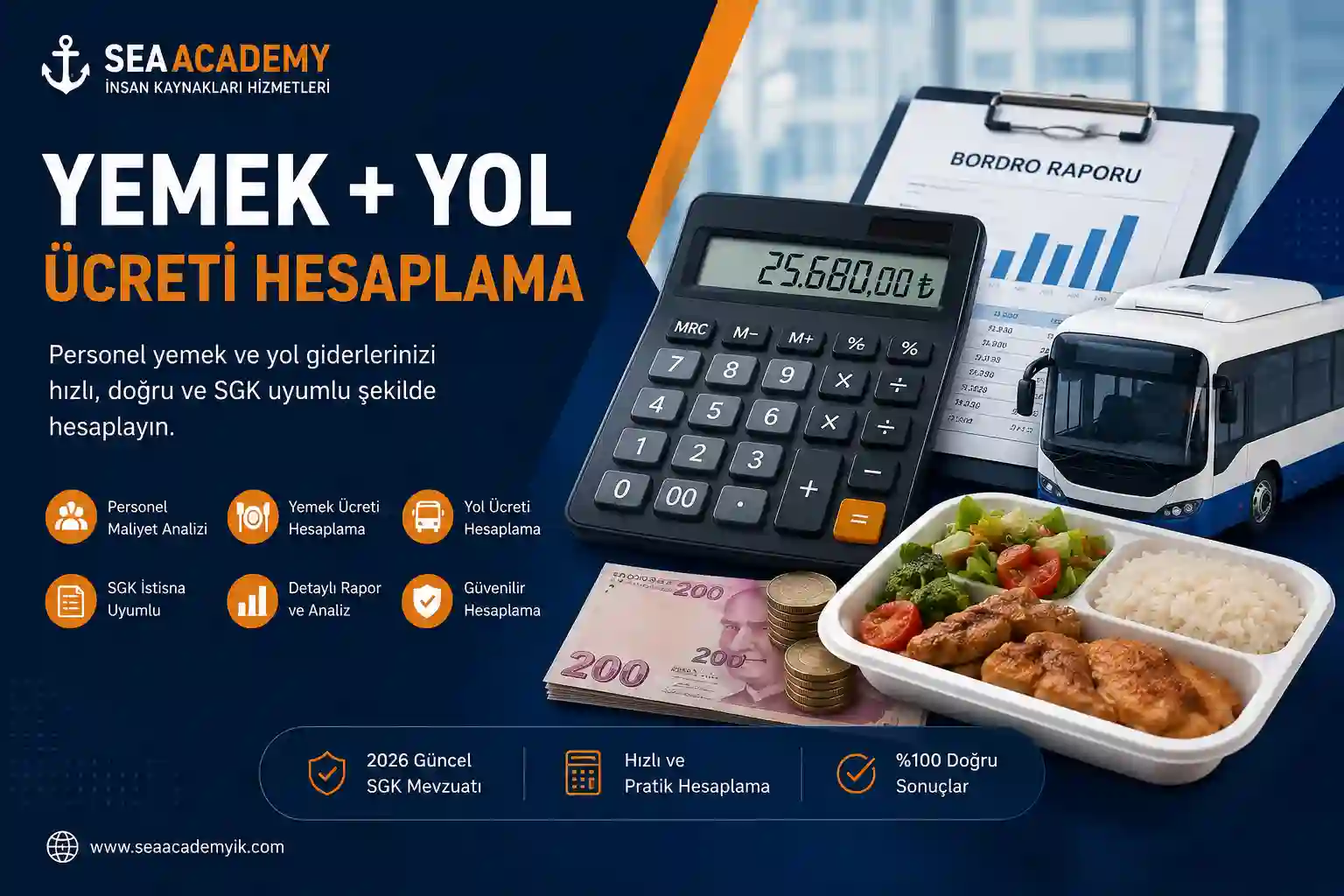 Yemek Yol Ücreti Hesaplama