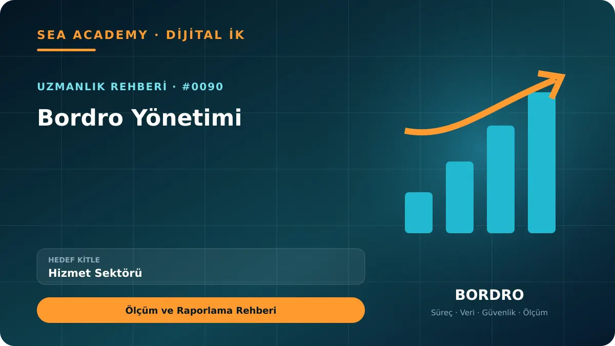 Hizmet Sektörü İçin Bordro Yönetimi: Ölçüm ve Raporlama Rehberi kapak görseli