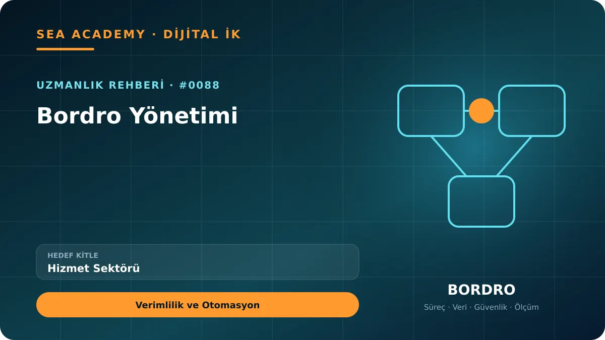 Hizmet Sektörü İçin Bordro Yönetimi: Verimlilik ve Otomasyon kapak görseli