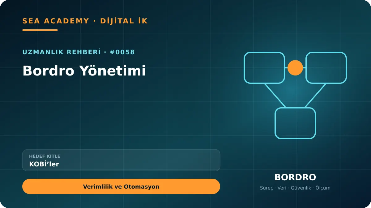 KOBİ’ler İçin Bordro Yönetimi: Verimlilik ve Otomasyon kapak görseli