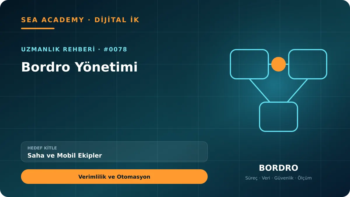 Saha ve Mobil Ekipler İçin Bordro Yönetimi: Verimlilik ve Otomasyon kapak görseli