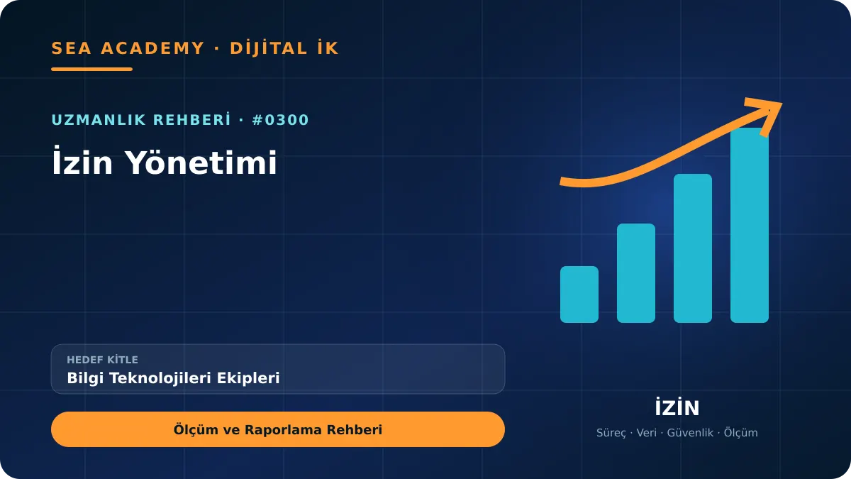 Bilgi Teknolojileri Ekipleri İçin İzin Yönetimi: Ölçüm ve Raporlama Rehberi kapak görseli