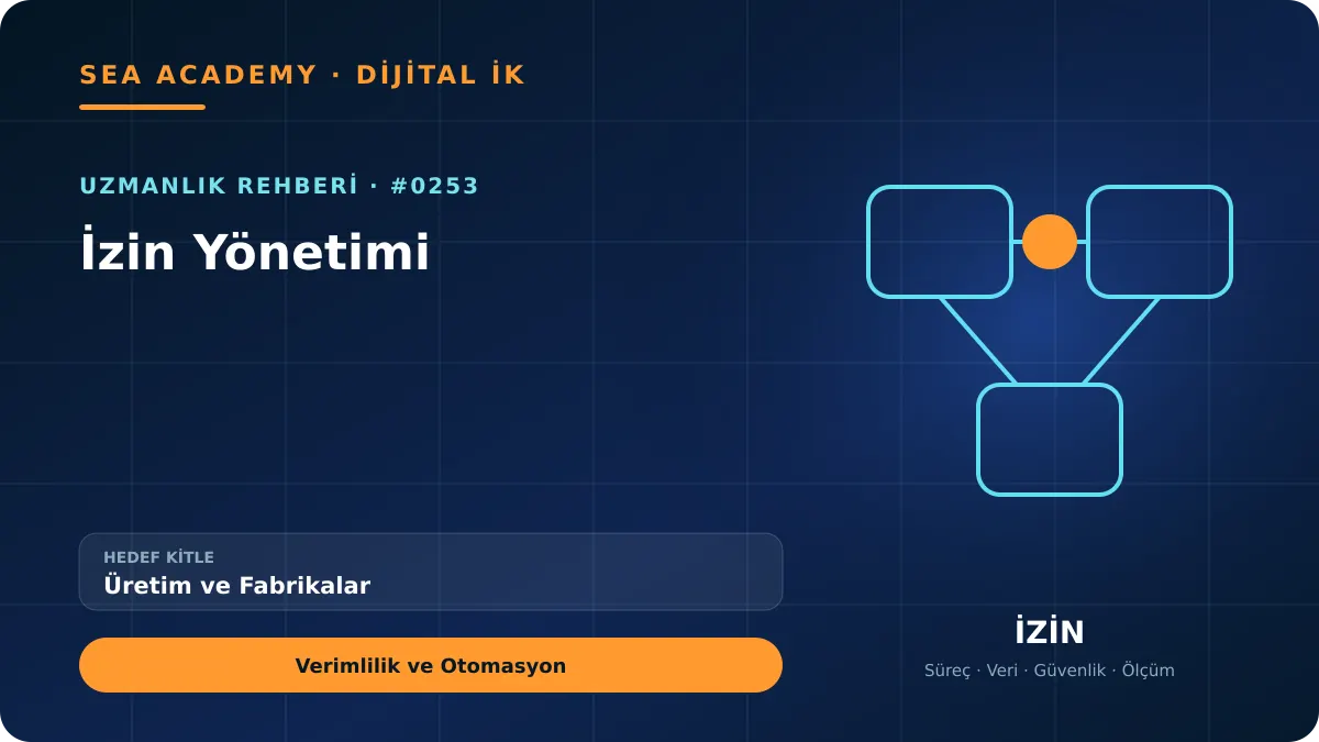 Üretim ve Fabrikalar İçin İzin Yönetimi: Verimlilik ve Otomasyon için özgün rehber kapağı