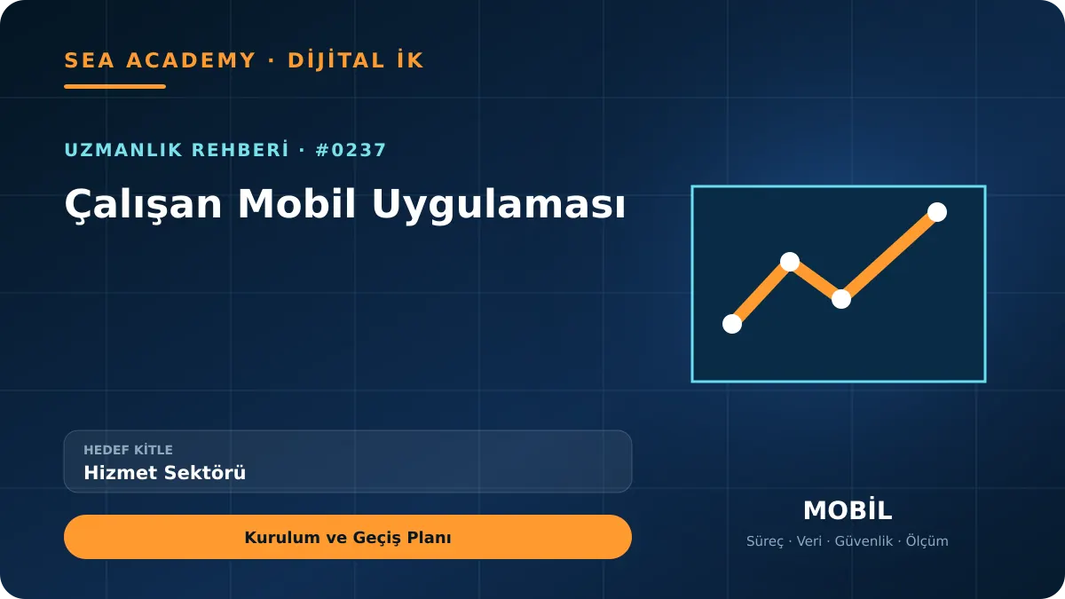 Hizmet Sektörü İçin Çalışan Mobil Uygulaması: Kurulum ve Geçiş Planı kapak görseli
