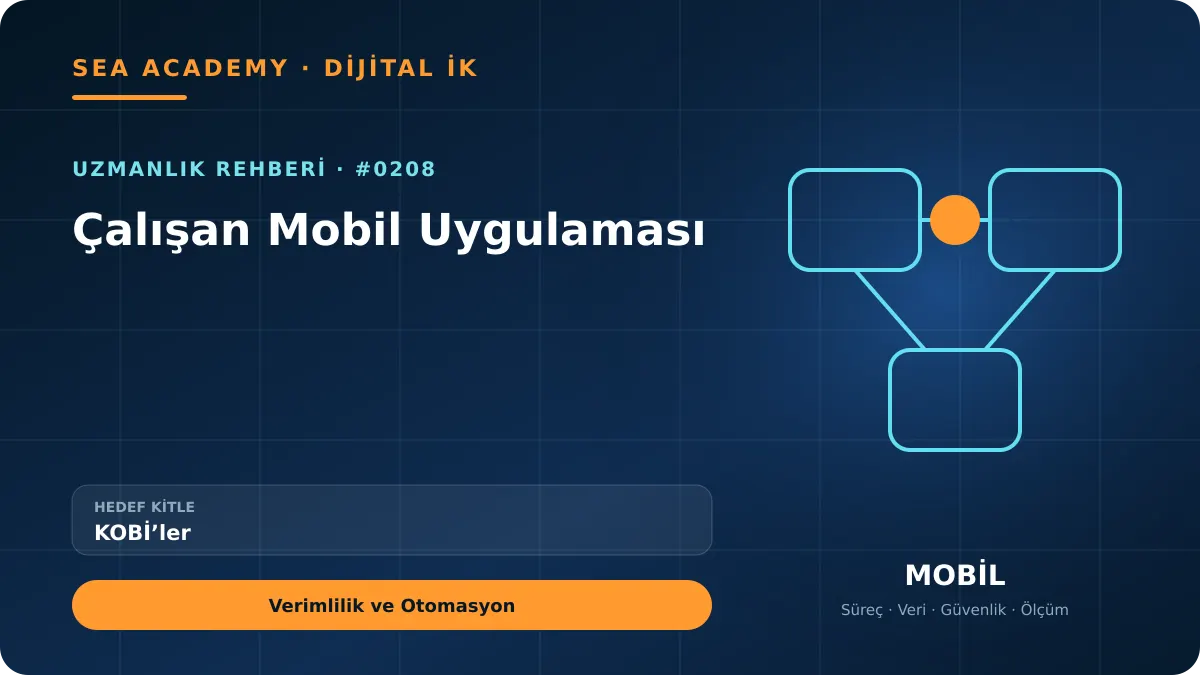 KOBİ’ler İçin Çalışan Mobil Uygulaması: Verimlilik ve Otomasyon kapak görseli