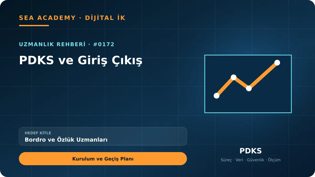Bordro ve Özlük Uzmanları İçin PDKS ve Giriş Çıkış: Kurulum ve Geçiş Planı kapak görseli