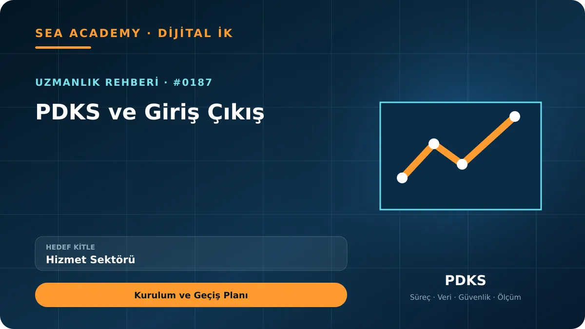 Hizmet Sektörü İçin PDKS ve Giriş Çıkış: Kurulum ve Geçiş Planı kapak görseli