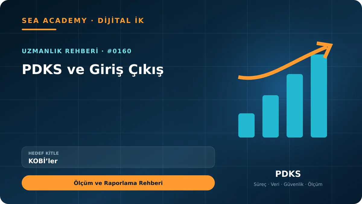 KOBİ’ler İçin PDKS ve Giriş Çıkış: Ölçüm ve Raporlama Rehberi kapak görseli