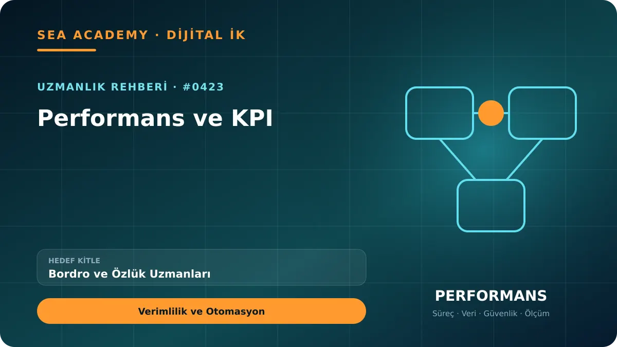 Bordro ve Özlük Uzmanları İçin Performans ve KPI: Verimlilik ve Otomasyon kapak görseli