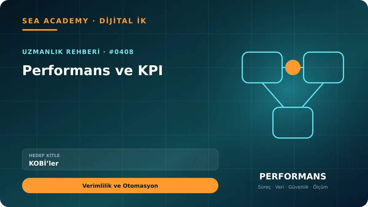 KOBİ’ler İçin Performans ve KPI: Verimlilik ve Otomasyon kapak görseli