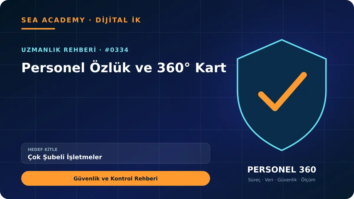 Çok Şubeli İşletmeler İçin Personel Özlük ve 360° Kart: Güvenlik ve Kontrol Rehberi kapak görseli