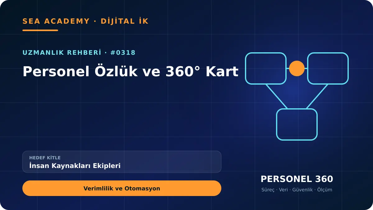 İnsan Kaynakları Ekipleri İçin Personel Özlük ve 360° Kart: Verimlilik ve Otomasyon kapak görseli