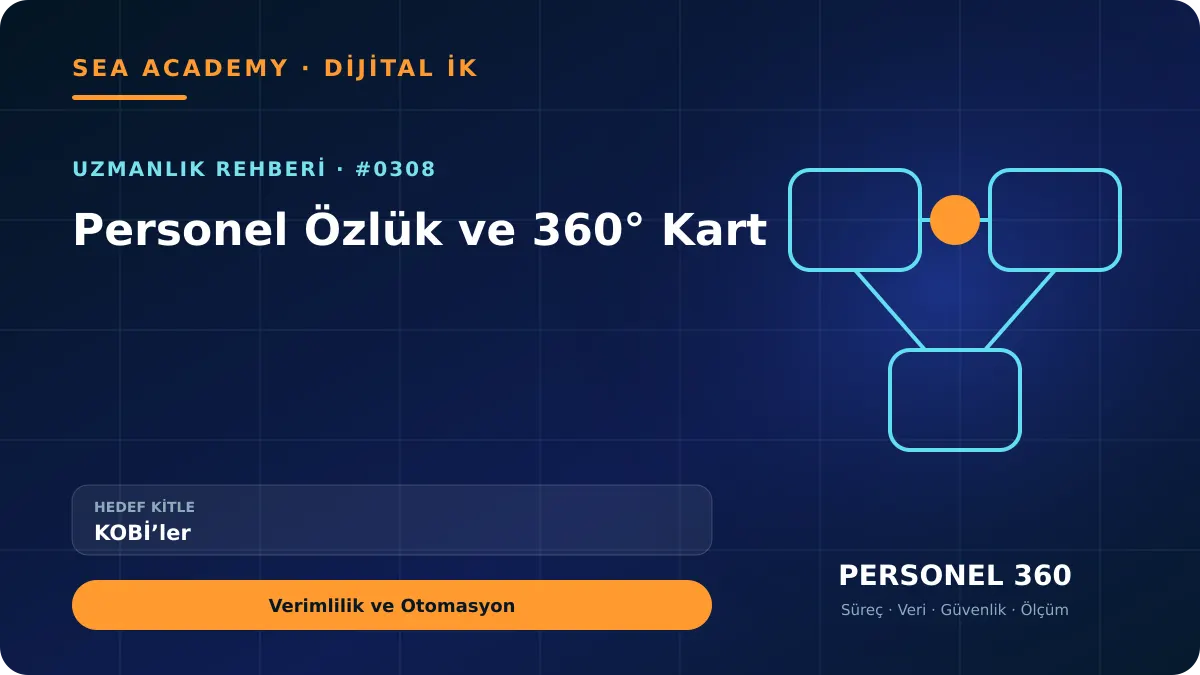 KOBİ’ler İçin Personel Özlük ve 360° Kart: Verimlilik ve Otomasyon kapak görseli