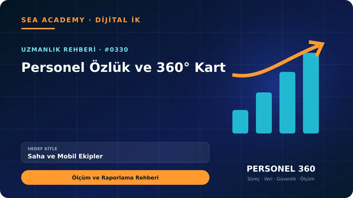 Saha ve Mobil Ekipler İçin Personel Özlük ve 360° Kart: Ölçüm ve Raporlama Rehberi kapak görseli