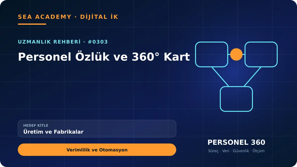 Üretim ve Fabrikalar İçin Personel Özlük ve 360° Kart: Verimlilik ve Otomasyon için özgün rehber kapağı