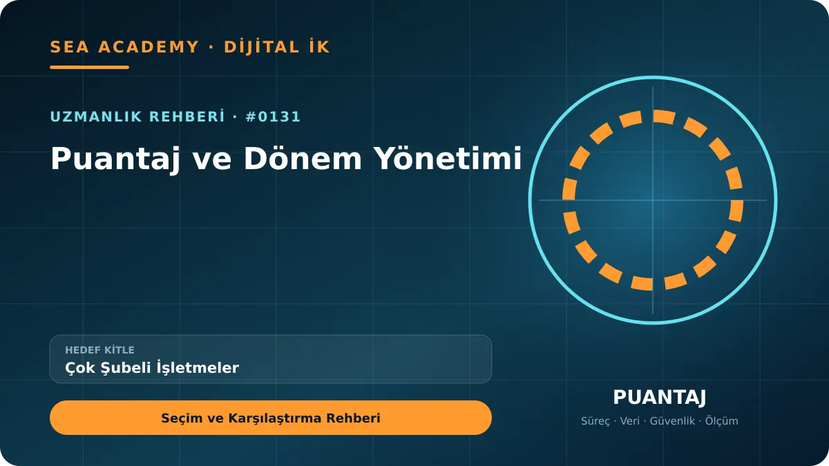 Çok Şubeli İşletmeler İçin Puantaj ve Dönem Yönetimi: Seçim ve Karşılaştırma Rehberi kapak görseli