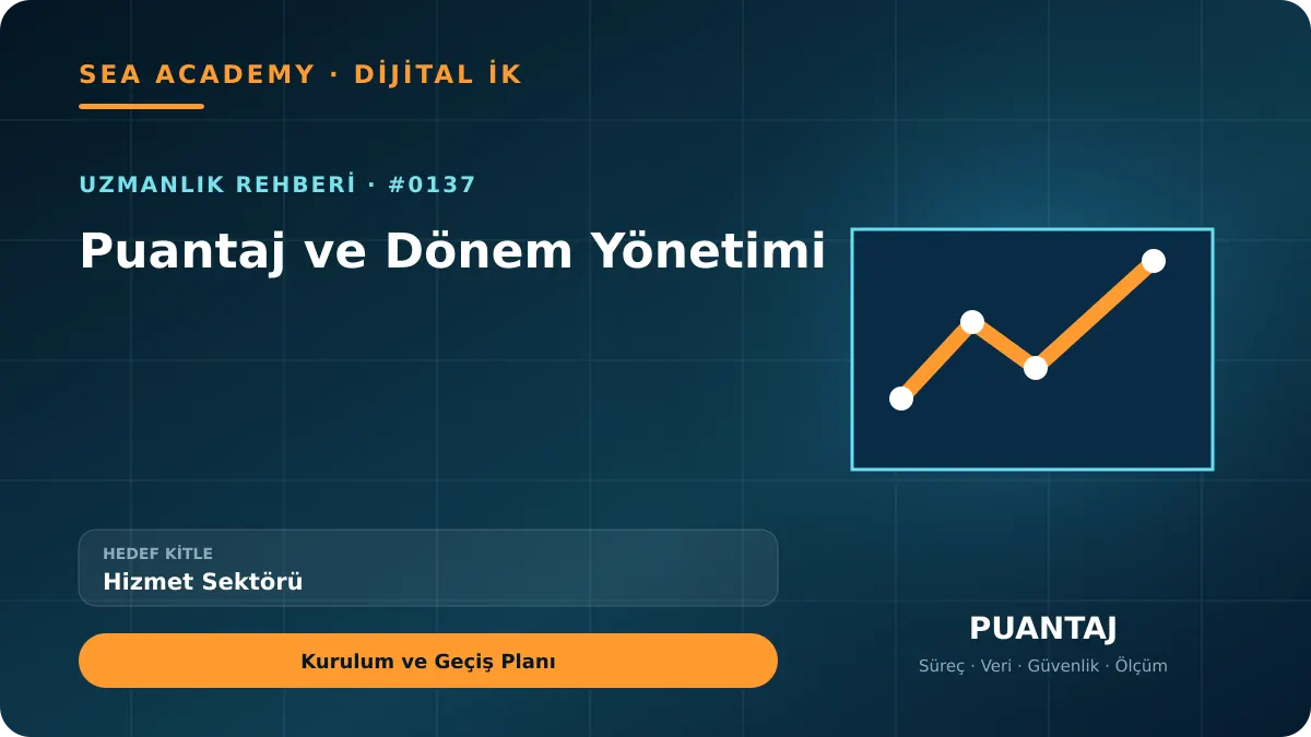 Hizmet Sektörü İçin Puantaj ve Dönem Yönetimi: Kurulum ve Geçiş Planı kapak görseli
